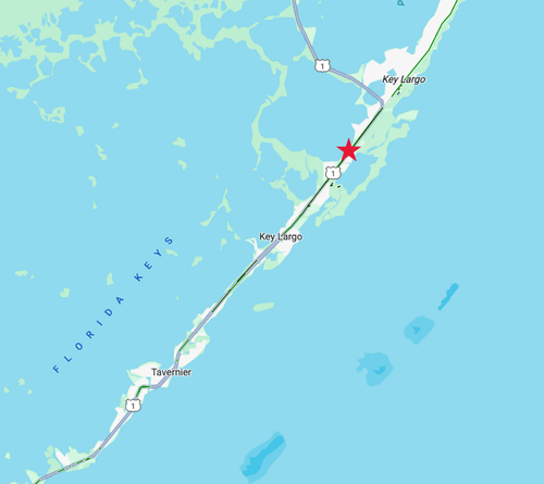 ey largo map - keys palms rv location